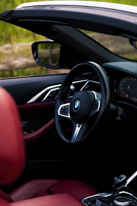 Auto Cabrio BMW seria 4 M-sport Wynajem do Ślubu/Wesela/Teledyski