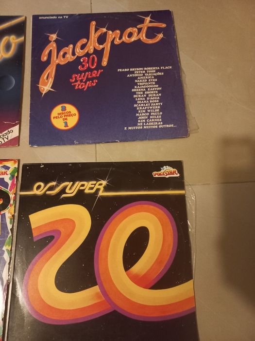 6x vinil de colectâneas embom estado