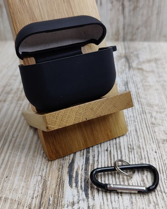 Чехол Silicone Case на AirPods Pro 2. Карабин. Микрофибра. Чохол