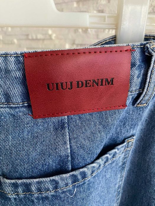 Uiuj bardzo szerokie spodnie dżins ala spódnica wyższy stan