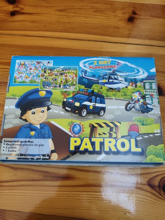 Dwie gry planszowe. Patrol i na pomoc Kornelii , wiek +3