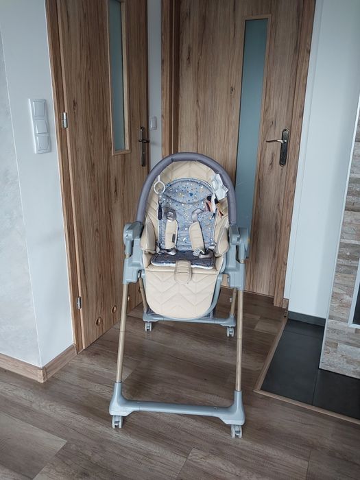Fotelik krzesełko do karmienia kinderkraft lastree wood