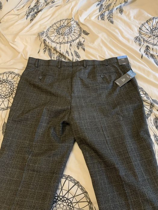 Нові чоловічі класичні штани Marks & Spencer в клітинку, Regular Fit