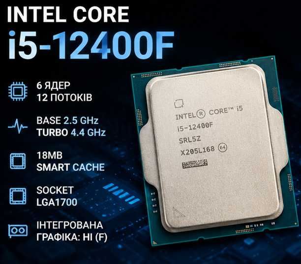 intel i5 12400f - купить комплектующие для ПК - Цена на OLX.ua