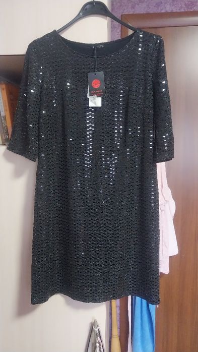 Платье чёрное  блестящие