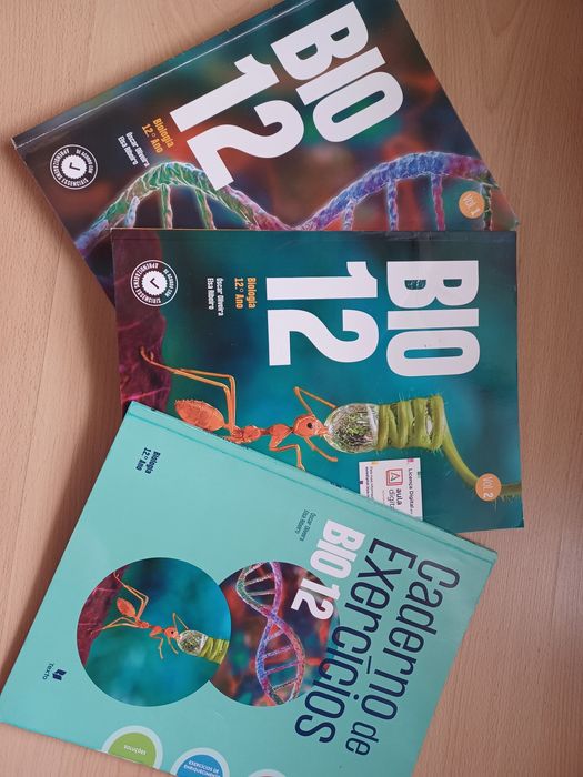 Bio 12 - biologia 12 ano ( como novos)