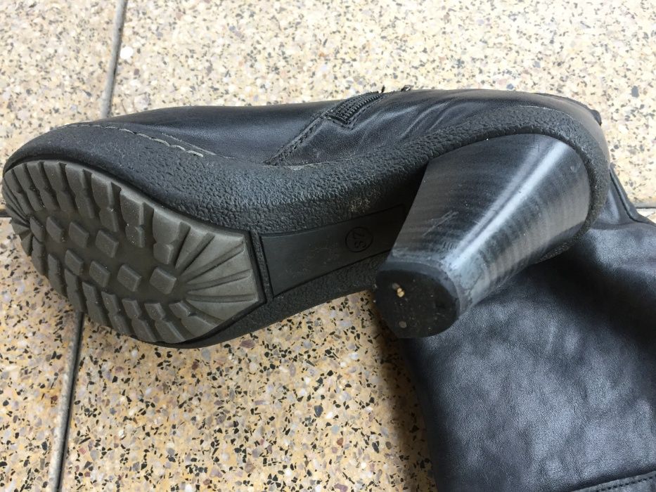 Kozaki ze skóry rozmiar 37