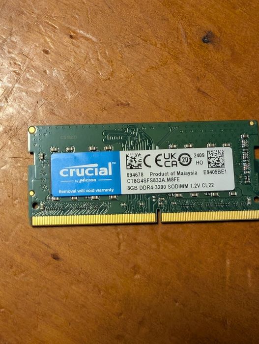 Оперативна пам'ять SODIM DDR4 3200 МГц 2х8 Гб