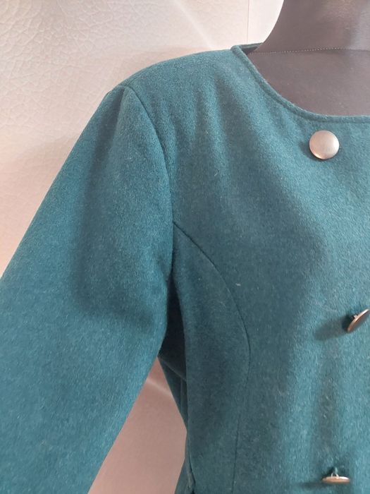 Piękny wełniany płaszcz damski Massimo rozm XL