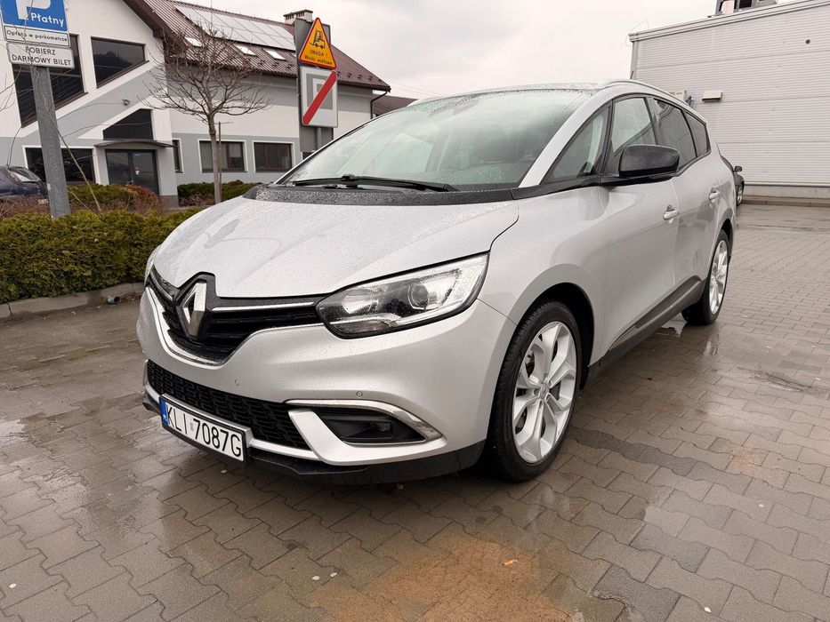 Renault Scenic Grand Scenic, 7os, 42 631 km, 2 karty, 1 rej 03.21, olej, filtry wymi