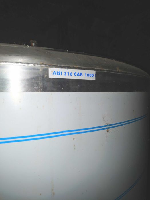DUAS Cuba Vinho em Inox de 1000L e 550L em Bom Estado