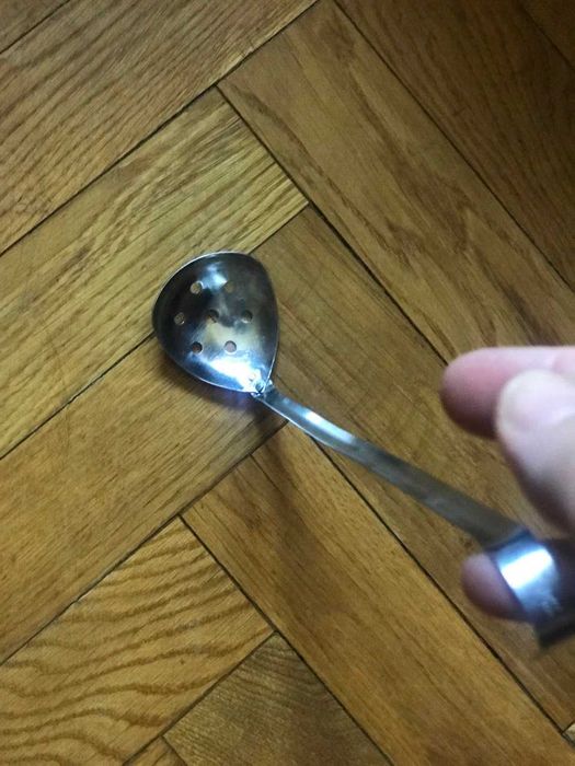 Черпак с дырочками для консервации, нержавейка