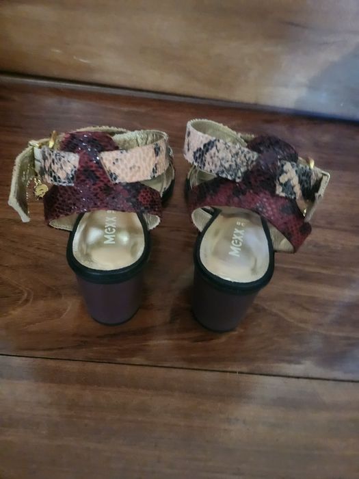 Sandały na słupku MEXX r 38 NOWE