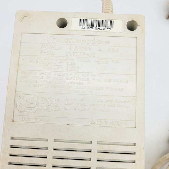 Zasilacz Commodore Amiga 600 / 500 / 1200 (A 600) Lekki