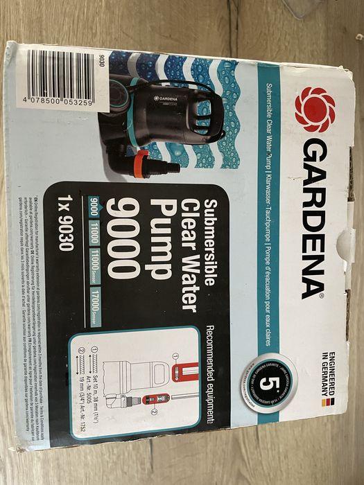 Pompa zanurzeniowa gardena 9000