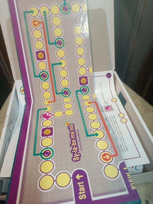 Sy-la-bo-ma-nia gra planszowa dla dzieci