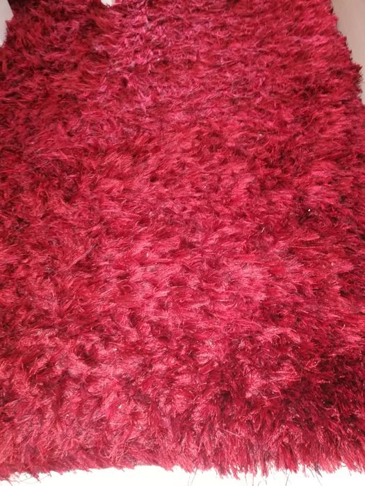 Carpete vermelha 280×215 felpuda