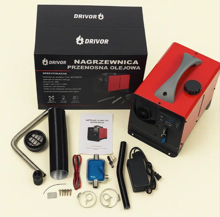 Автономка  дизельна Drivor 5 кВт (12В/24В/220В) з LCD-дисплеєм та ДК