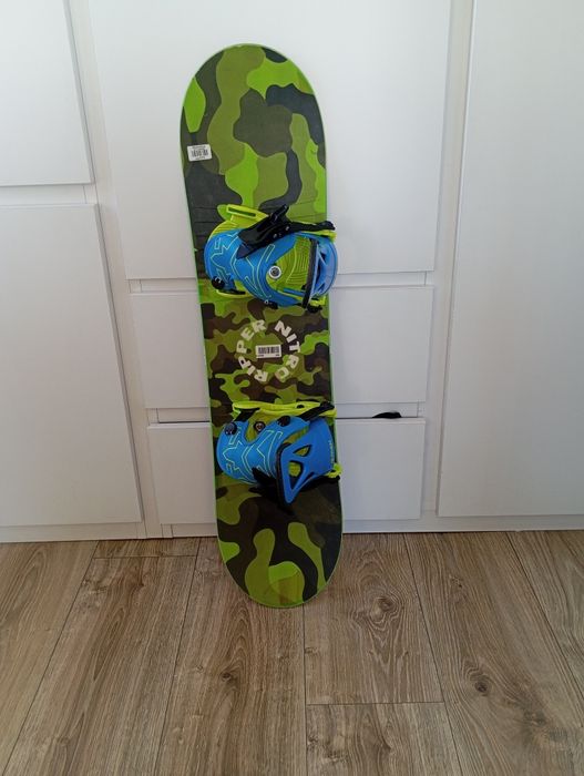 Dziecięca deska snowboardowa nitro 86 wiązania snowboard 90 Burton