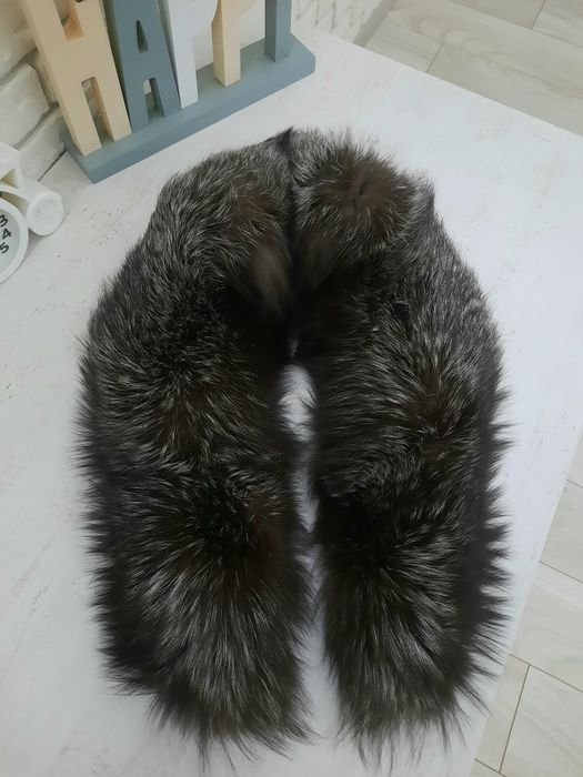 Воротник нат мех чернобурка