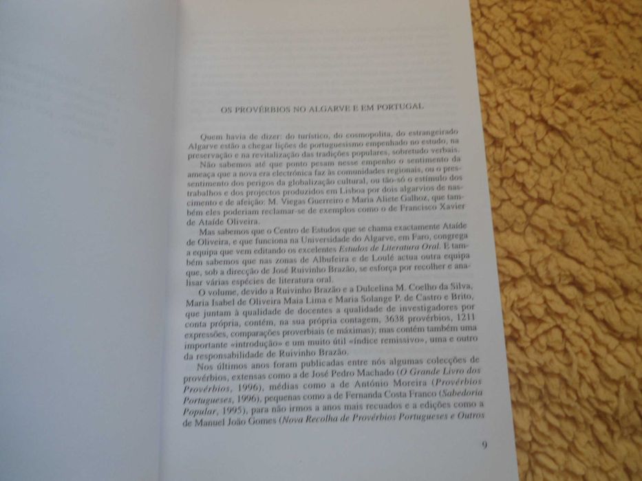 Os Provérbios estão vivos em Portugal por José Ruivinho Brazão