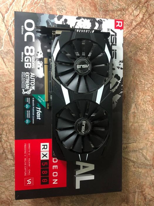 Radeon RX 580 Dual OC 8GB, відеокарта