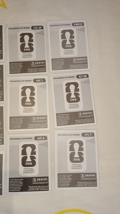Cromos mundial 2026 para troca