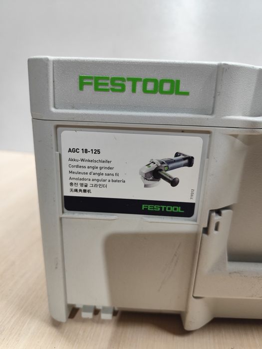 Festool AGC 18 безщіткова акумуляторна болгарка Фестул оригінал