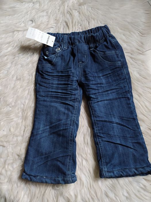 Spodnie jeansowe ocieplane