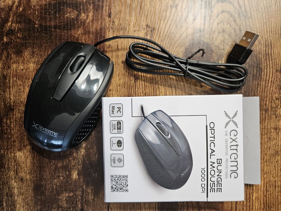 Nowa Myszka Przewodowa Xextreme 1000DPI USB