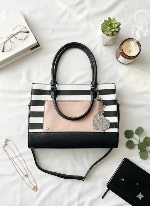 Torebka w paski Jenny Fairy z paskiem