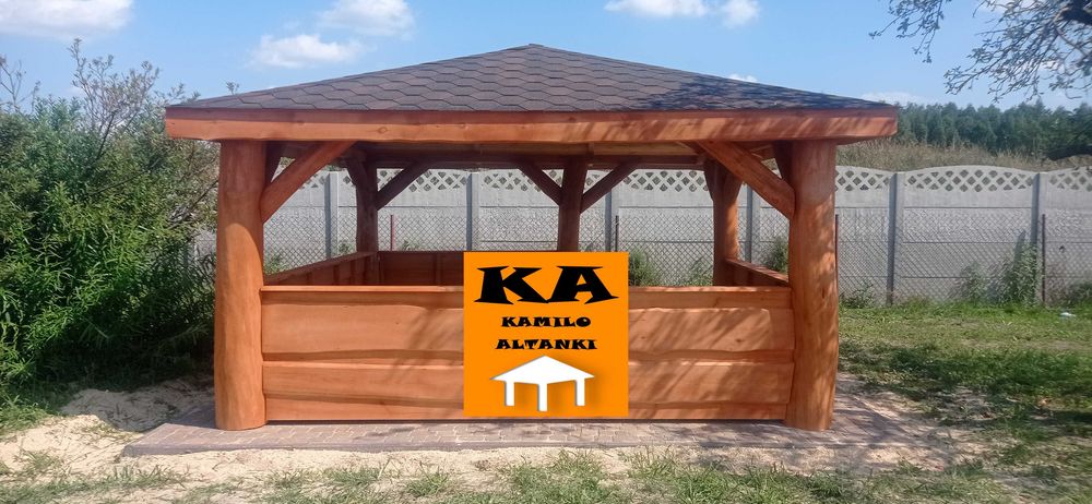 Altanka, Altana, Altanki, Altany na grubym balu ogrodowe