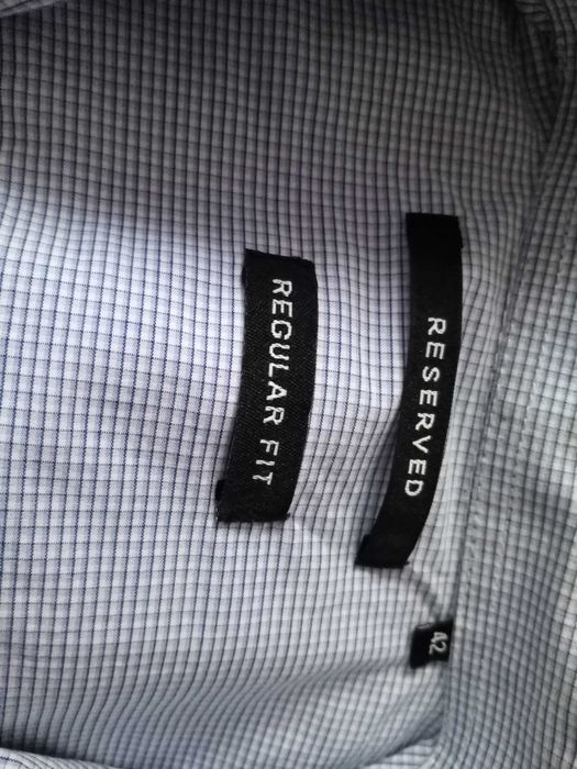 Koszula męska dł rękaw w krateczkę rozm 42 Reserved