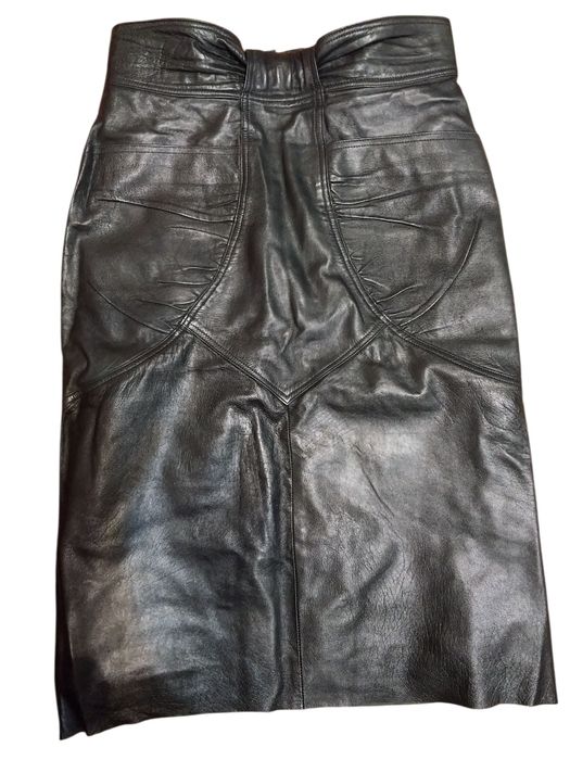 Юбка из натур.кожи