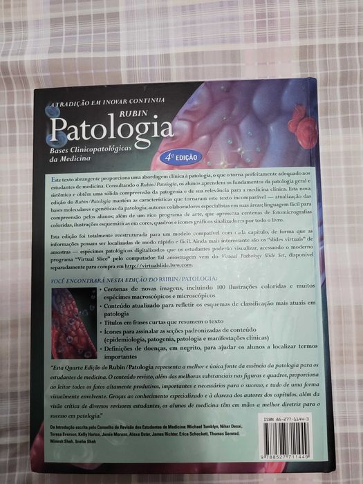 Medicina - Rubin, Livro de Patologia Clínica