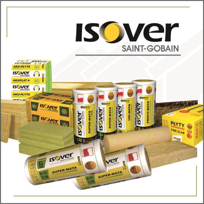 Wełna mineralna Isover Aku-Płyta gr. 75mm