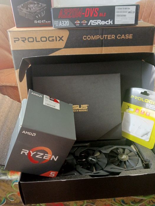 Ігровий пк комп'ютер Ryzen 7/GTX 1070/ ssd 256gb/ARGB/ddr4 16g