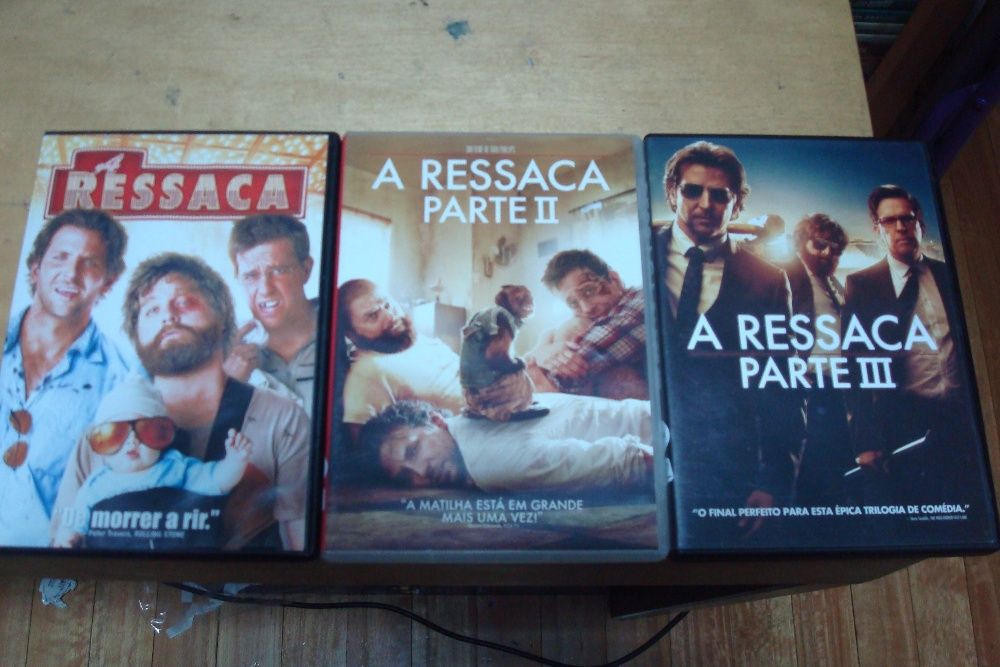lote de trilogias e coleções, a ressaca,spy kids.