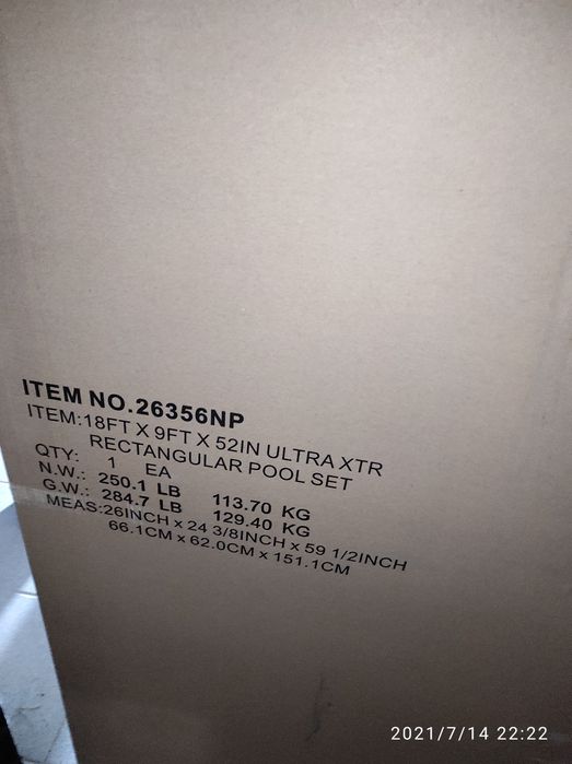Piscina como nova - Ultra XTR Frame 549x274x132 cm