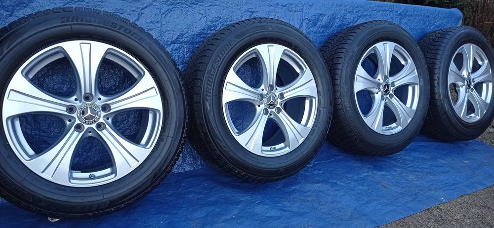 Felgi Koła Aluminiowe 235/60/R18 BRIDGESTONE 7.5mm 5x112 MERCEDES GLC
