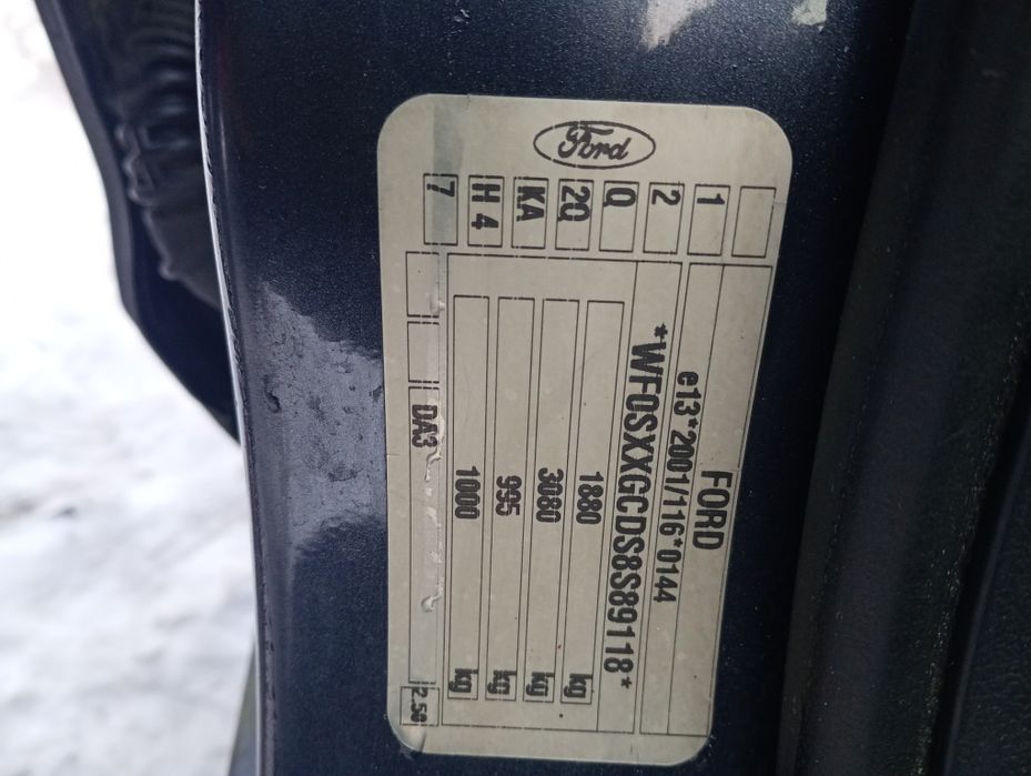 Ford Focus II FL 1.6 H4 maska, części transport FV dostawa