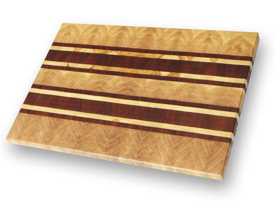 Deska do krojenia Sztorcowa - end grain Dąb 2 sztuki