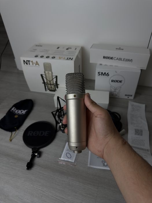RØDE NT1-A Kit Completo + Fatura — Excelente Estado