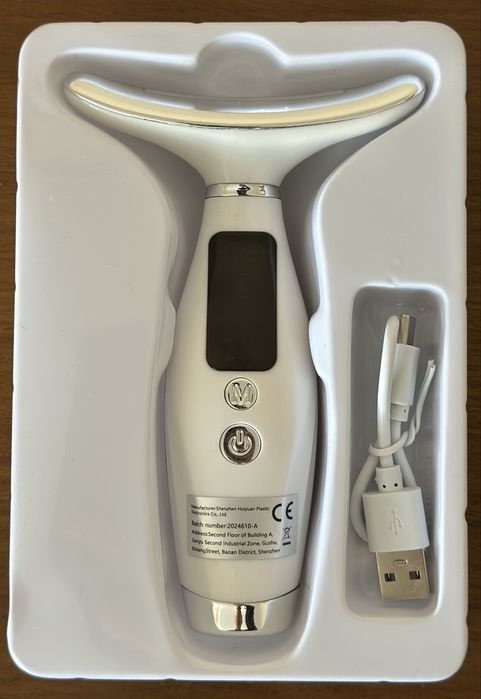 Мікрострумовий масажер Neck Beauty Device для шиї та обличчя