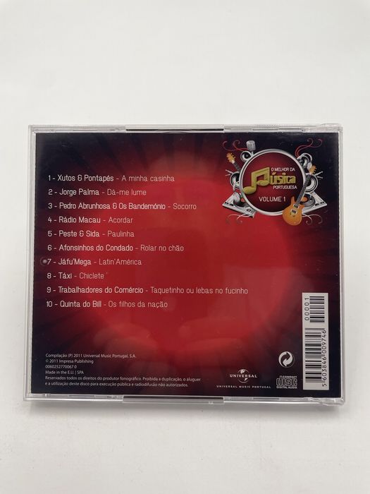 Lote 4 CD’s ‘O melhor da música portuguesa’