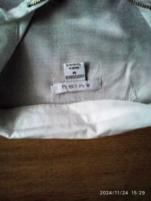 Biała bluzka suwaki Amisu M 38