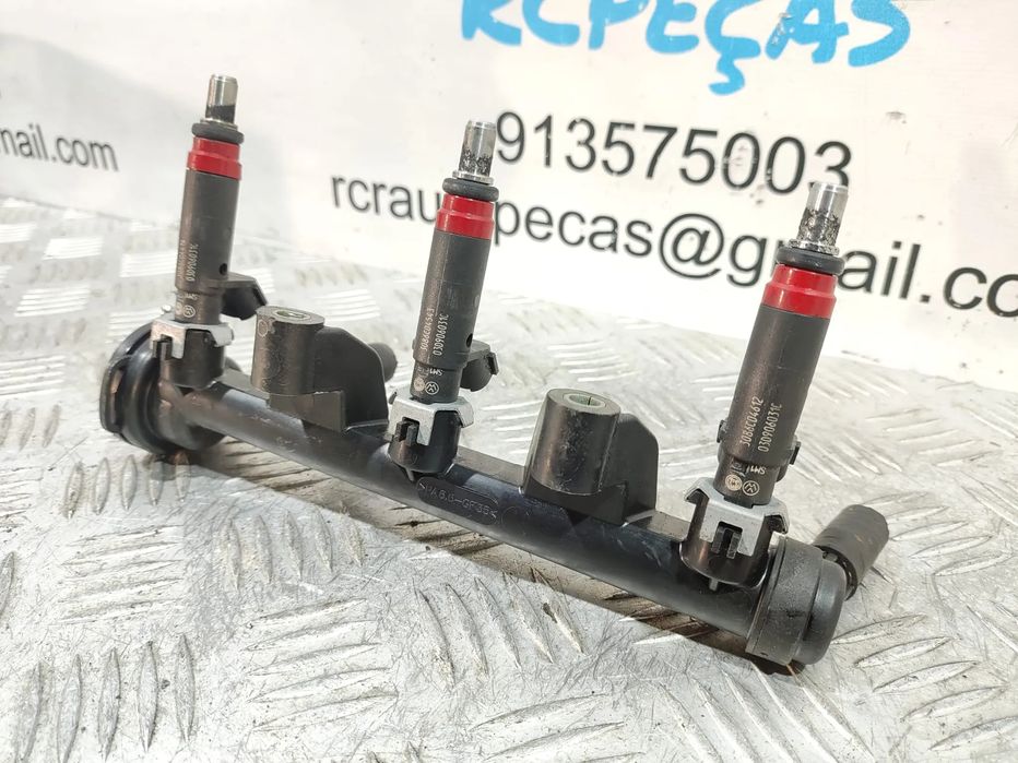 REGUA E INJETORES SIEMENS VW SKODA FABIA 1.2
