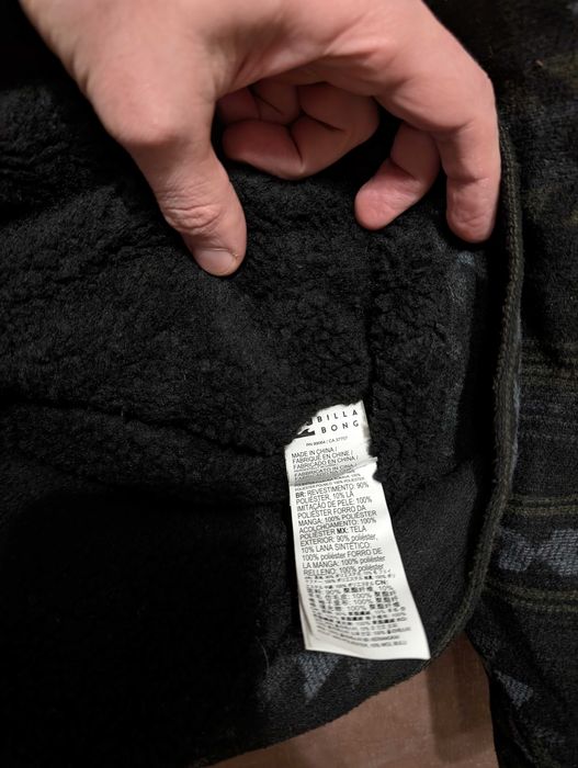 Мужская шерпа, куртка на шерпе Billabong, размер L