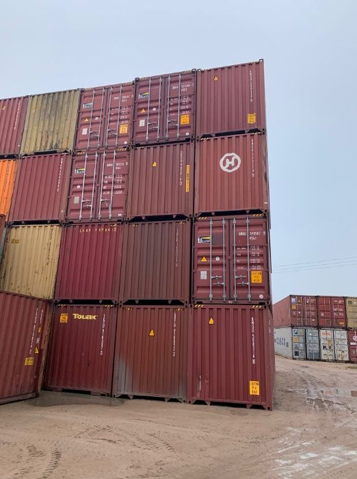 Kontener morski 40 DV/HC, magazynowy - super stan! Podwyższany 12 m