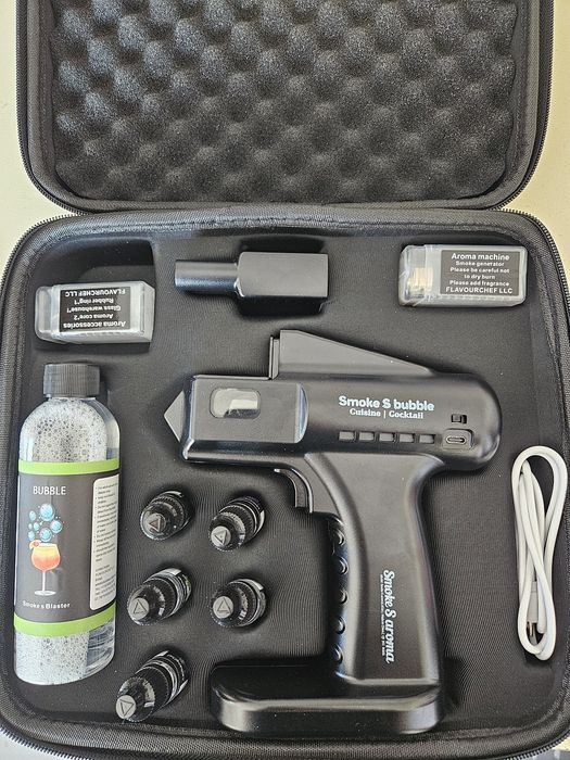 Пістолет для створення димних бульбашок для коктейлів або страв